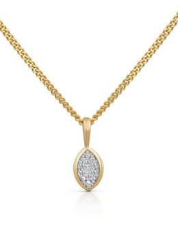 Orolino Kette mit Anhänger Gold 585 mit 6 natürlichen Brillanten zus. 0,03ct.