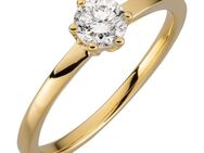 Orolino Fingerring Gold 750 mit natürlichem Brillant 0,50 ct.