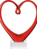 LEONARDO Dekofigur Herzskulptur HEART 24 cm rot (1 St) in 00000