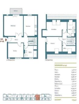 PREISREDUKTION - Maisonette mit Denkmal AfA - 4,5Zi. 2 Bäder Erstbezug Balkon provisionsfrei - Erfurt