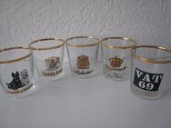 5 Whisky - Gläser, Vintage, auch einzeln - Neuss