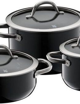 WMF Topf-Set Fusiontec Inspire, Silargan® (Set, 3-tlg., 2x Fleischtopf mit Deckel 16 cm, 20 cm, 1x Bratentopf mit Deckel 20 cm), Made in Germany