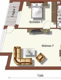 2-Zimmer-Wohnung mit Loggia und Aufzug, zentral gelegen - Buxtehude