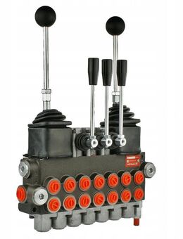7-TEILIGER HYDRAULIKVERTEILER 40L 2 JOYSTICK SET 1 - Wuppertal