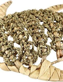 AM Design Dekofigur Schildkröte aus Schilf, handgefertigt