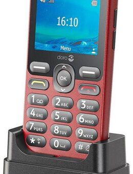 Doro 1880 (ohne Netzteil) Handy (6,11 cm/2,4 Zoll, 0,3 MP Kamera)