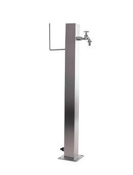 Wassersäule SQG 650 mm Edelstahl MIT Schlauchhalterung - Hiddenhausen