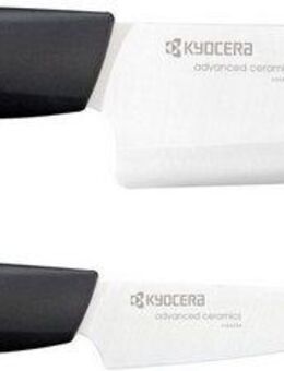 KYOCERA Messer-Set GEN (Set, 2-tlg), extrem scharfe Hochleistungskeramik-Klinge, (Schäl-/ Santokumesser)