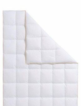 Frau Holle Gänsedaunenbettdecke Dana, Bettdecken für Sommer oder Winter, hergestellt in Deutschland, Füllung: 100% Gänsedaunen, Bezug: 100% Baumwolle, Bettdecke in 135x200 cm, 155x220 cm und weiteren Größen