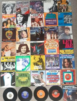 35  Stück Vinyl 7“ Oldie - Singles 60er, 70er & 80er Jahre - Düren