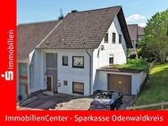 Ruhige Lage und sonniger Garten. Doppelhaushälfte mit Garage im Gersprenztal - Reichelsheim (Odenwald)