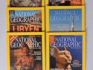 NATIONAL GEOGRAPHIC 6 Hefte, Samurai, Bibel, Orang-Utans, Libyen, Pyramiden, Kaiserpinguine - Nürnberg