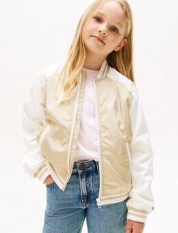 Tommy Hilfiger Blouson BUTTERFLY GRAPHIC BOMBER JACKET für Kinder bis 16 Jahre, mit glänzendem Butterfly-Print