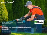 Gärtner für gewerbliche Grünflächen (m/w/d) - Neckarsulm
