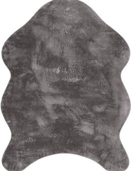 Paco Home Fellteppich Pelt 640, fellförmig, Höhe: 16 mm, Kunstfell, Uni Farben, sehr weicher Flor