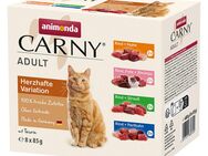 animonda Carny Pouch Multipack 8 x 85 g - Herzhafte Variante (4 Sorten)