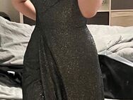 Elegantes Kleid, Silber/Grau, Glitzer - Berlin