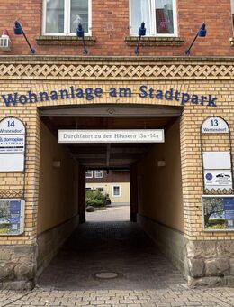 Erdgeschoss Wohnung im Herzen von Halberstadt mit Terrasse - Halberstadt