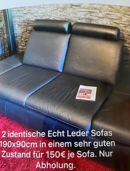 Leder Couch 2 Sitzer - Wesseling