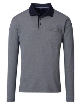 CASAMODA Langarm-Poloshirt CASAMODA Polo-Shirt Langarm gestreift