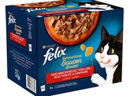 Felix "Sensations" Pouches 24 x 85 g - Geschmacksvielfalt vom Land in Sauce