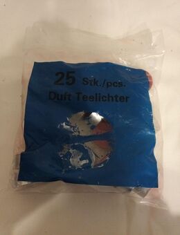 Teelicht Duft ,, Pinie " OVP 25 Stück rot - Essen