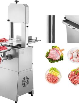 Profi Metzger Fleischer Gastro Knochen Sägemaschine Knochenschneidemaschine Knochensäge Fleisch Edelstahl Fleischwolf 2in1 - Wuppertal