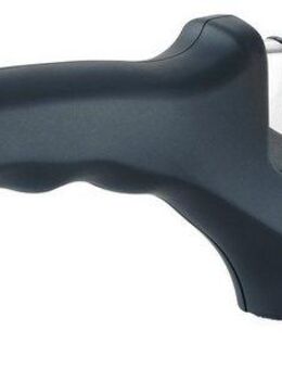 RÖSLE Messerschärfer, 3 Stufen, Schleifkopf wechselbar, stabiler Stand, ergonomischer Griff