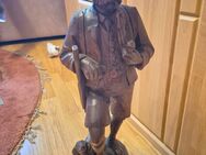 Jäger mit Hund aus Holz - Herne