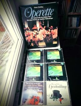 Operette: 6 CD+1 Buch/Bildband von Dieter Zöchling Kulturgeschichte Komponisten zusammen nur 5,- - Flensburg
