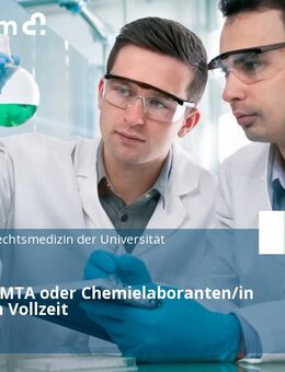 CTA, PTA, MTA oder Chemielaboranten/in (m/w/d) in Vollzeit - München
