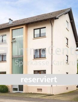 Hell & modern: Komfortable Eigentumswohnung mit Balkon in Weingarten - Weingarten (Baden)