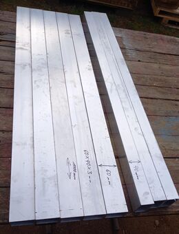 8 Alu Rohre 60x40x3 Länge 1m - Büdingen