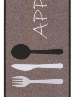 HANSE Home Küchenläufer Bon Appetit Cutlery, rechteckig, Höhe: 3 mm, Läufer, Rutschfest, Küchenteppich, Küche, Teppich, Pflegeleicht