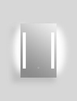 welltime LED-Lichtspiegel Plaza, mit Lichtfarbenwechsler und Dimmschalter, in verschiedenen Größen