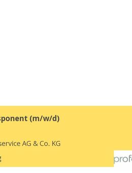 Personaldisponent (m/w/d) - Leonberg (Baden-Württemberg)