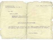 Bescheinigung zum Tragen des RICHTABZEICHENS 1942 - Ochsenfurt