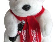 Coca Cola - Eisbär mit Schal, Mütze & Flasche - ca. 13 cm - Doberschütz