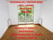EDISONALLEE BRÜSER BERG HELL + RUHIG RENOVIERT BALKON WANNENBAD PARKETT TG-STELLPL. 2. ETAGE/AUFZUG - Bonn