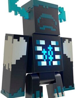 Mattel® Actionfigur Minecraft, The Warden, mit Licht & Geräuschen