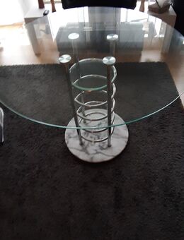 Esszimmertisch gebraucht aus Glas mit 4 Stühlen - Leinburg