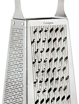 Cuisipro Vierkantreibe, Edelstahl, 5 Reibeflächen