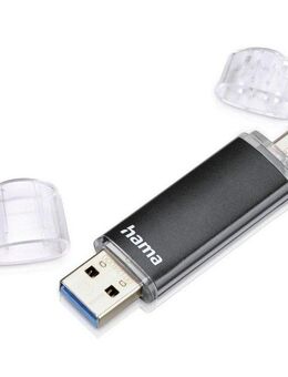 Hama Laeta Twin, USB 3.0 USB-Stick (USB 3.0, Lesegeschwindigkeit 40 MB/s)