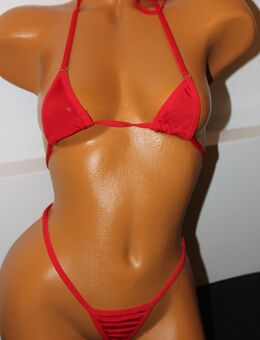 Sexy Damen Mini Bikini Rot Neckhoulder Gr. M neu - Nürnberg