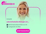 Labormitarbeiter (all genders) Biologics Analytical Research & Development Wissenschaftler Trennmethodenentwicklung (unbefristet / Voll- oder Teilzeit) - Ludwigshafen (Rhein)