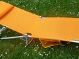 Sonnenliege Strandliege Camping Farbe orange in 92224