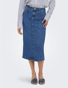 ONLY Jeansrock ONLWONDER MIDI BACK SLIT SKIRT PIM DNM