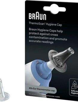 Braun Ersatzschutzkappen ThermoScan LF 40, 40 Stück