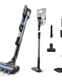 Philips Nass-Trocken-Akkusauger AquaTrio Cordless 9000 Series XW9463/11, 48,6 W, beutellos, 3-in-1-Reinigungslösung, mit automatischem Reinigungssystem