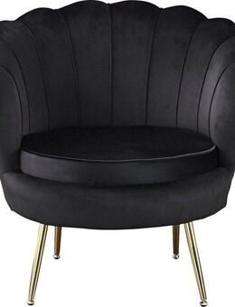 SalesFever Loungesessel Clam - Design Cocktailsessel, Prachtvoll extravagantes Design im Muschel-Look